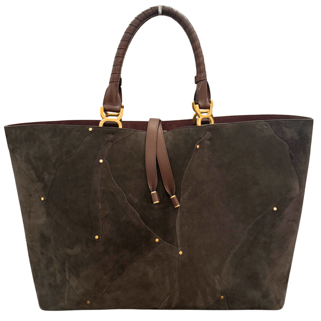 Chloe Marci Suede-Patchwork Tote