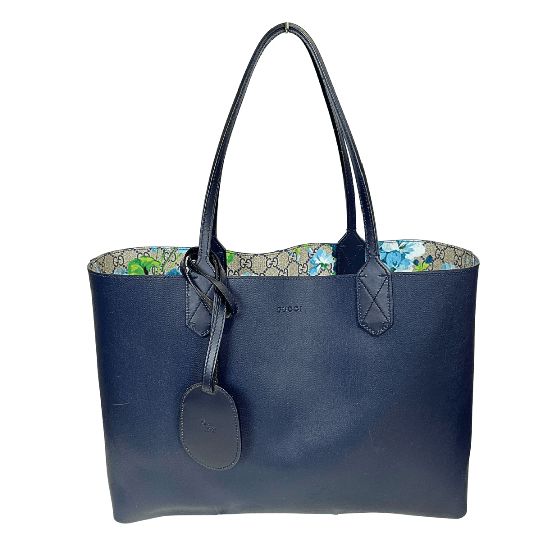 Gucci GG Supreme Reversible Blooms Tote
