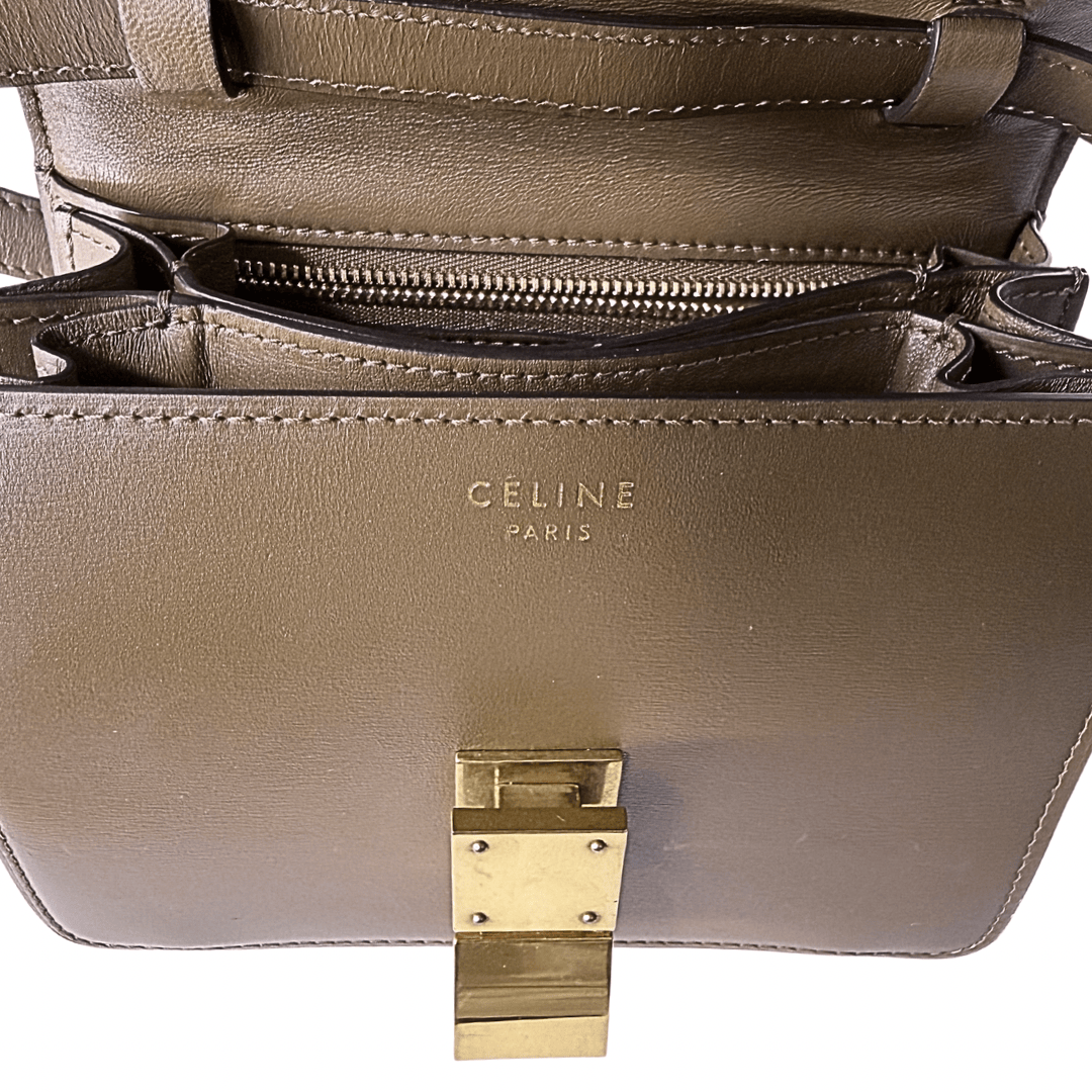 Celine Box Calfskin Crossbody Bag