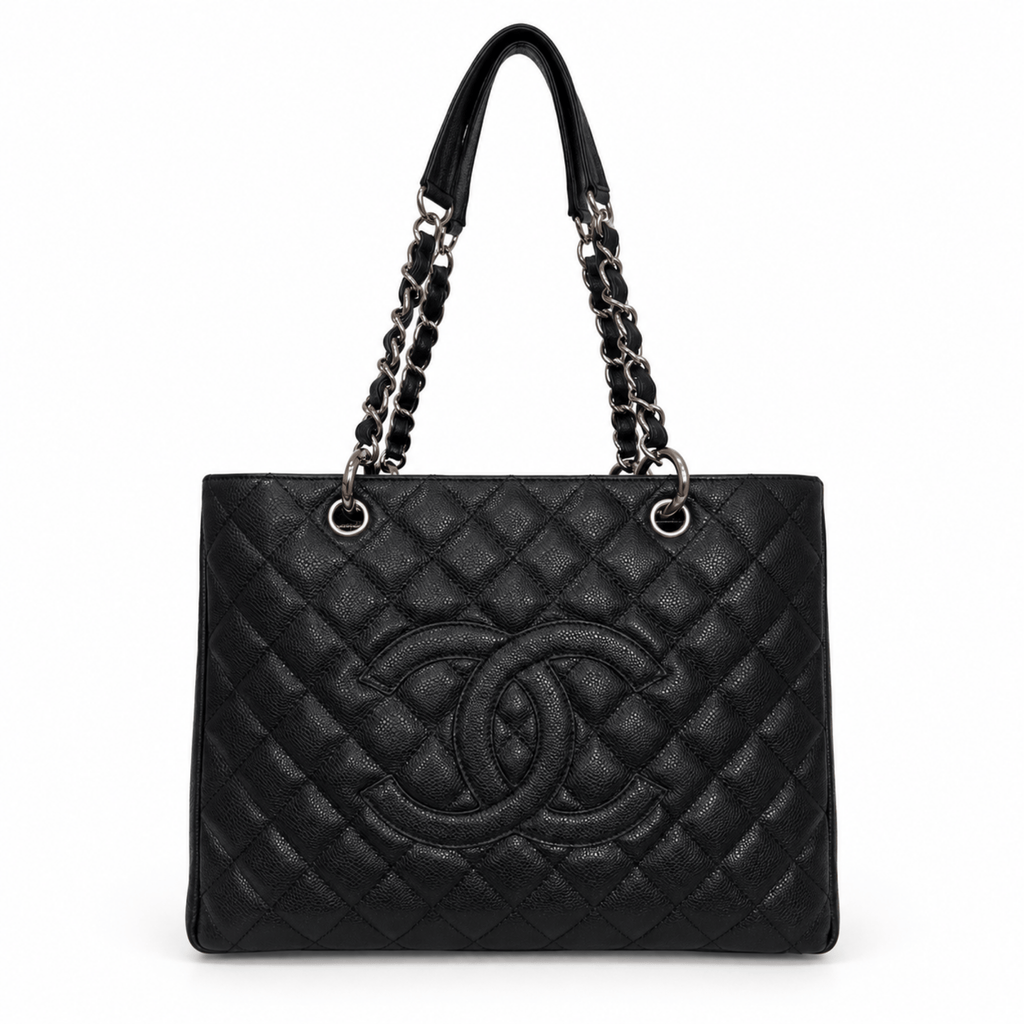 Chanel Caviar Leather Grand Shopping Tote