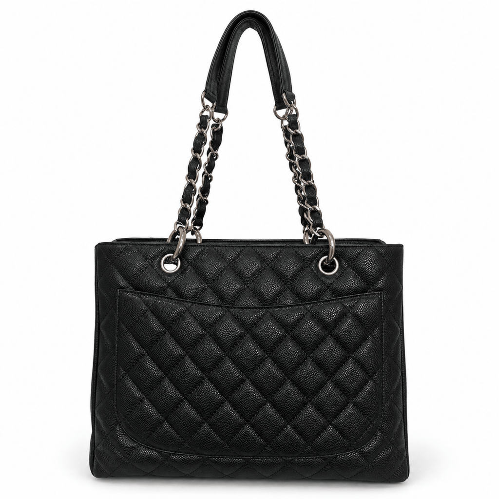 Chanel Caviar Leather Grand Shopping Tote