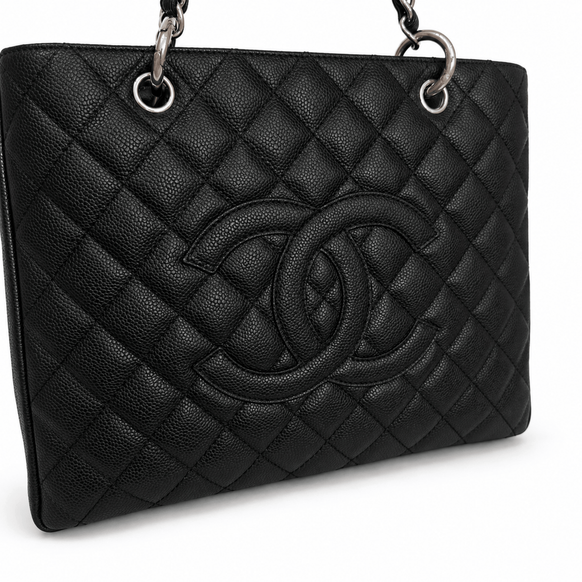 Chanel Caviar Leather Grand Shopping Tote