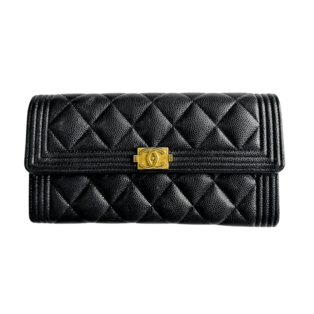 Chanel CC Boy Continental Flap Wallet