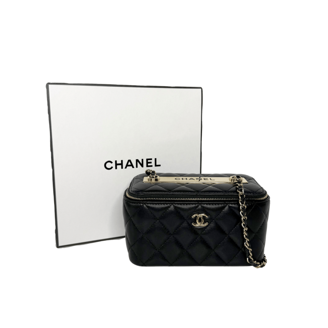 Chanel Quilted CC Vanity Crossbody