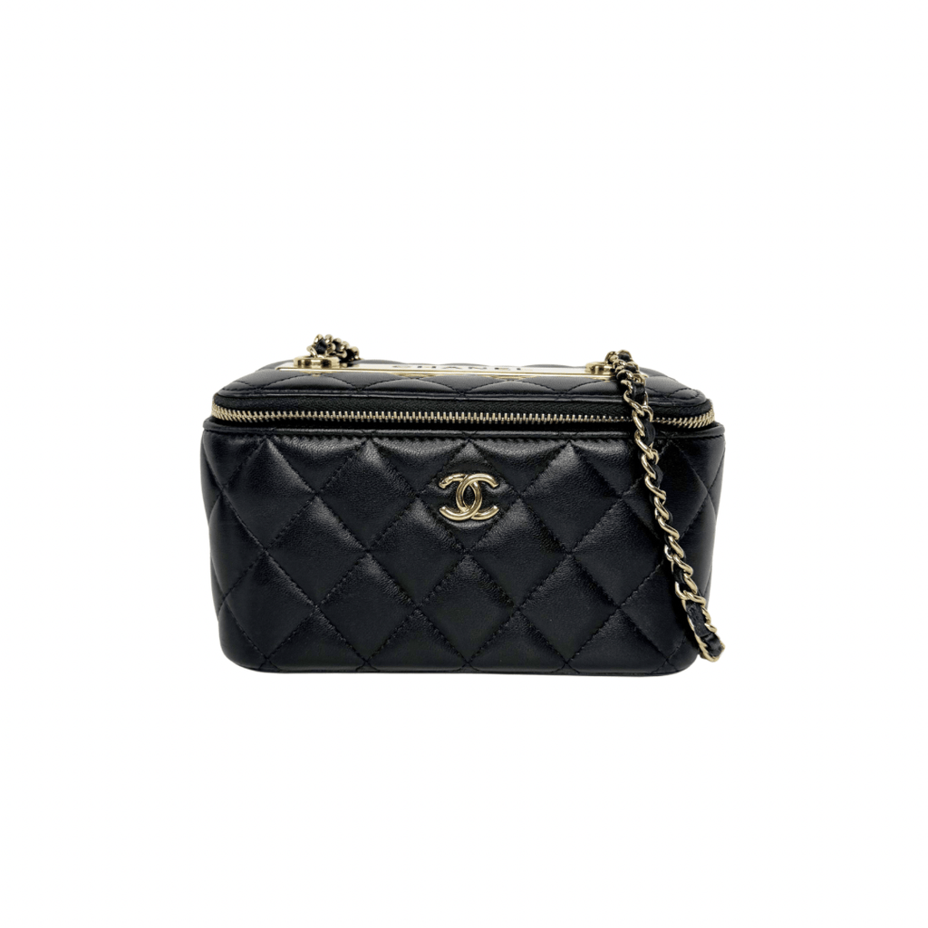 Chanel Quilted CC Vanity Crossbody