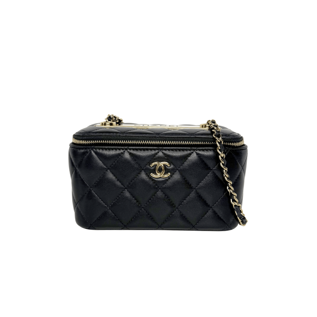 Chanel Quilted CC Vanity Crossbody