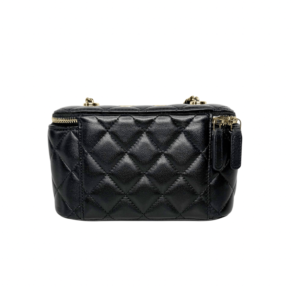 Chanel Quilted CC Vanity Crossbody