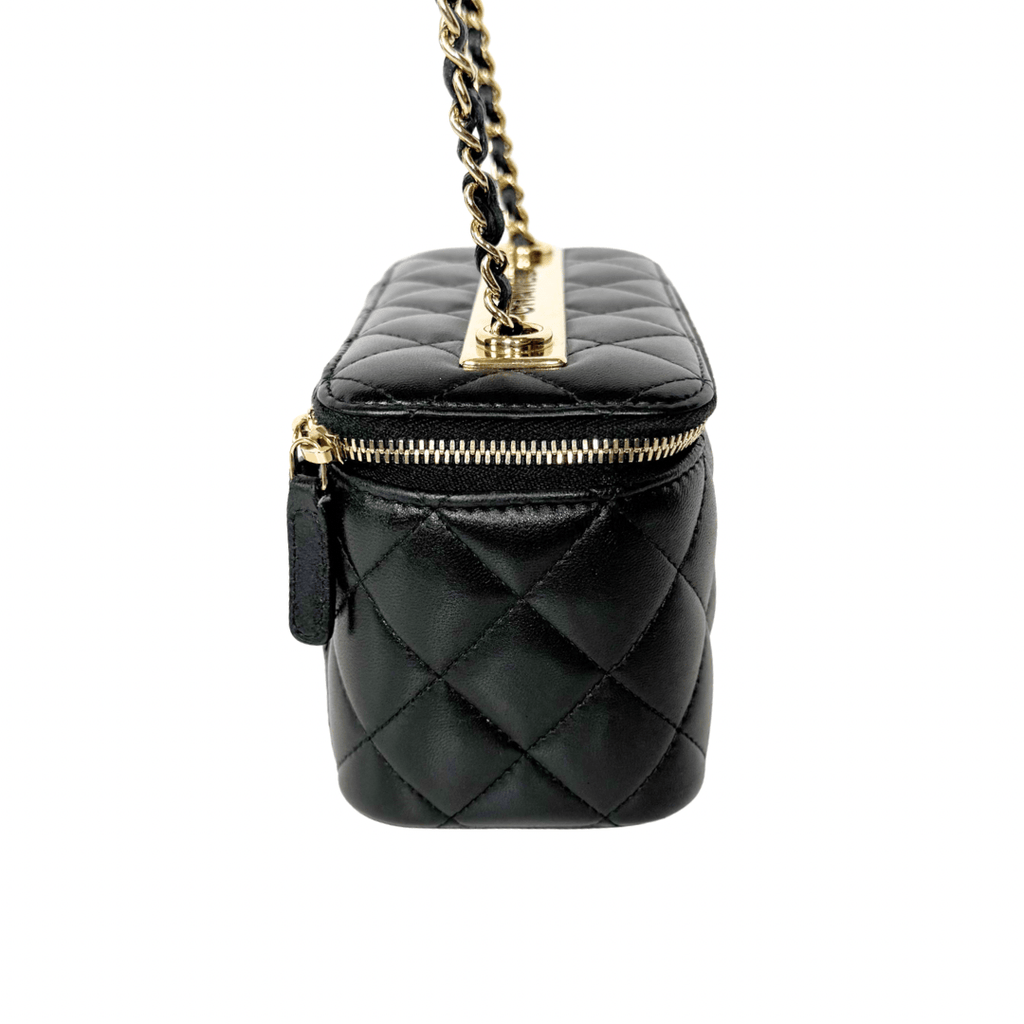 Chanel Quilted CC Vanity Crossbody