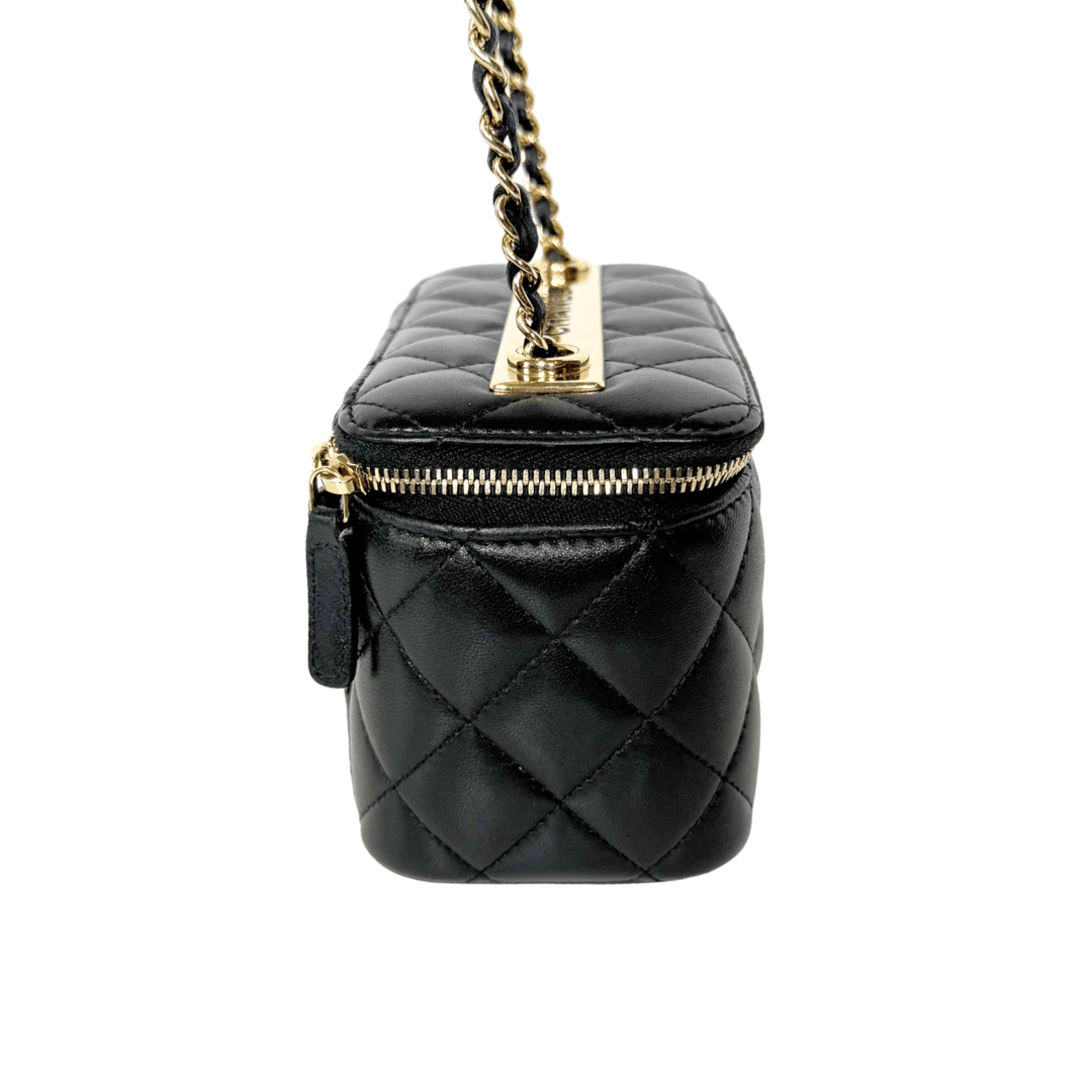 Chanel Quilted CC Vanity Crossbody