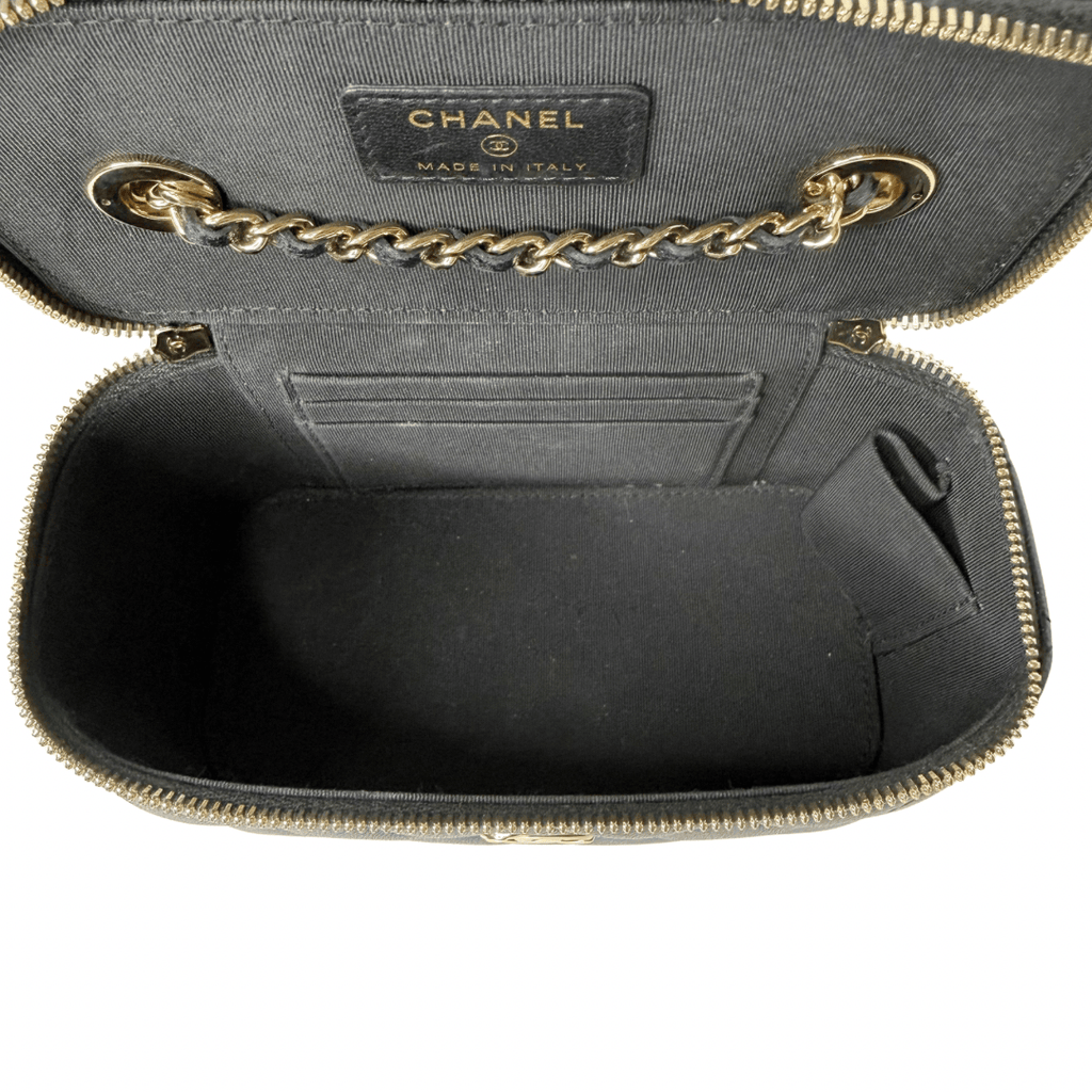 Chanel Quilted CC Vanity Crossbody