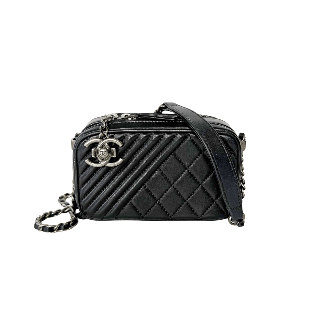 Chanel Small Quilted Coco Boy Camera Bag