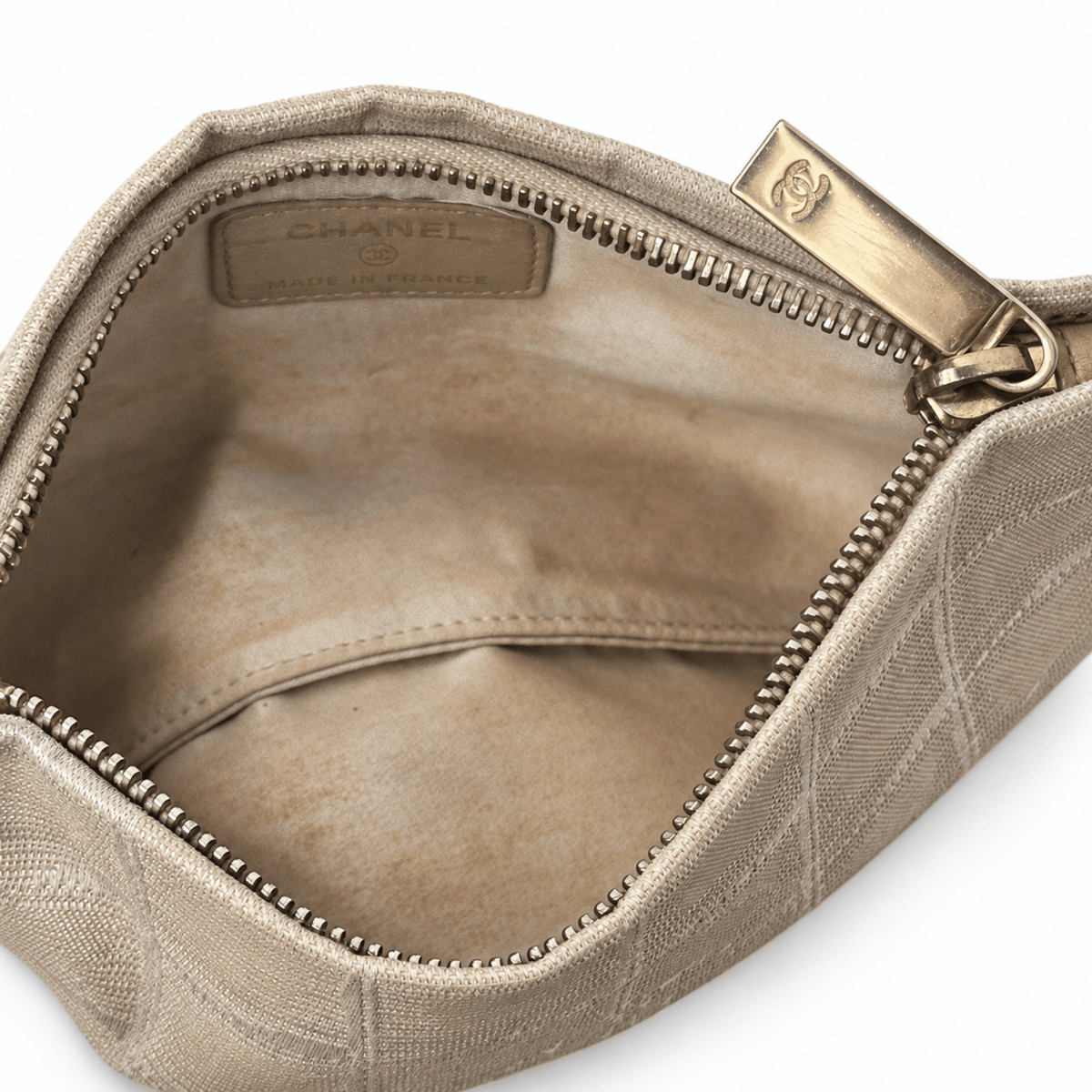 Chanel Travel Ligne Zip Pouch
