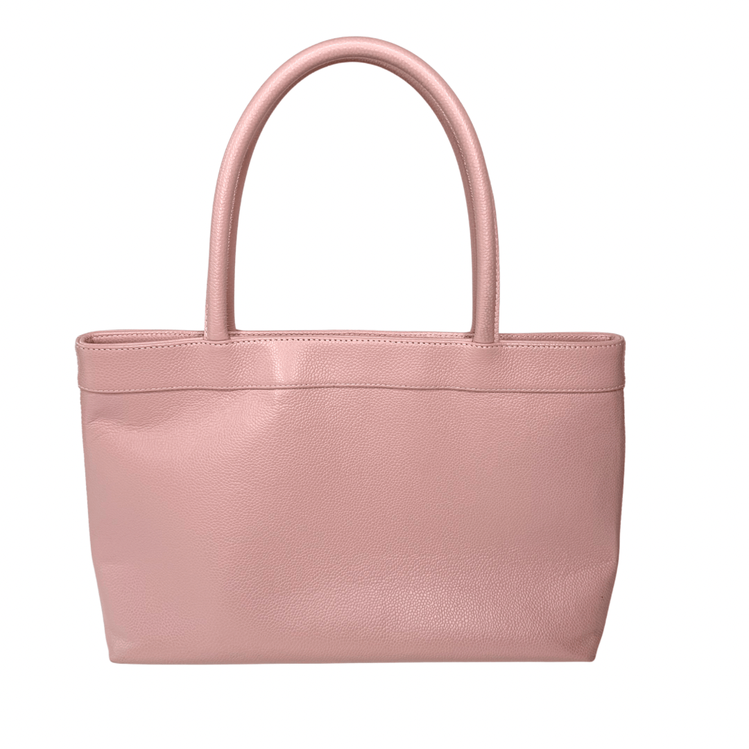 Chanel Vintage Caviar CC Shopper Tote