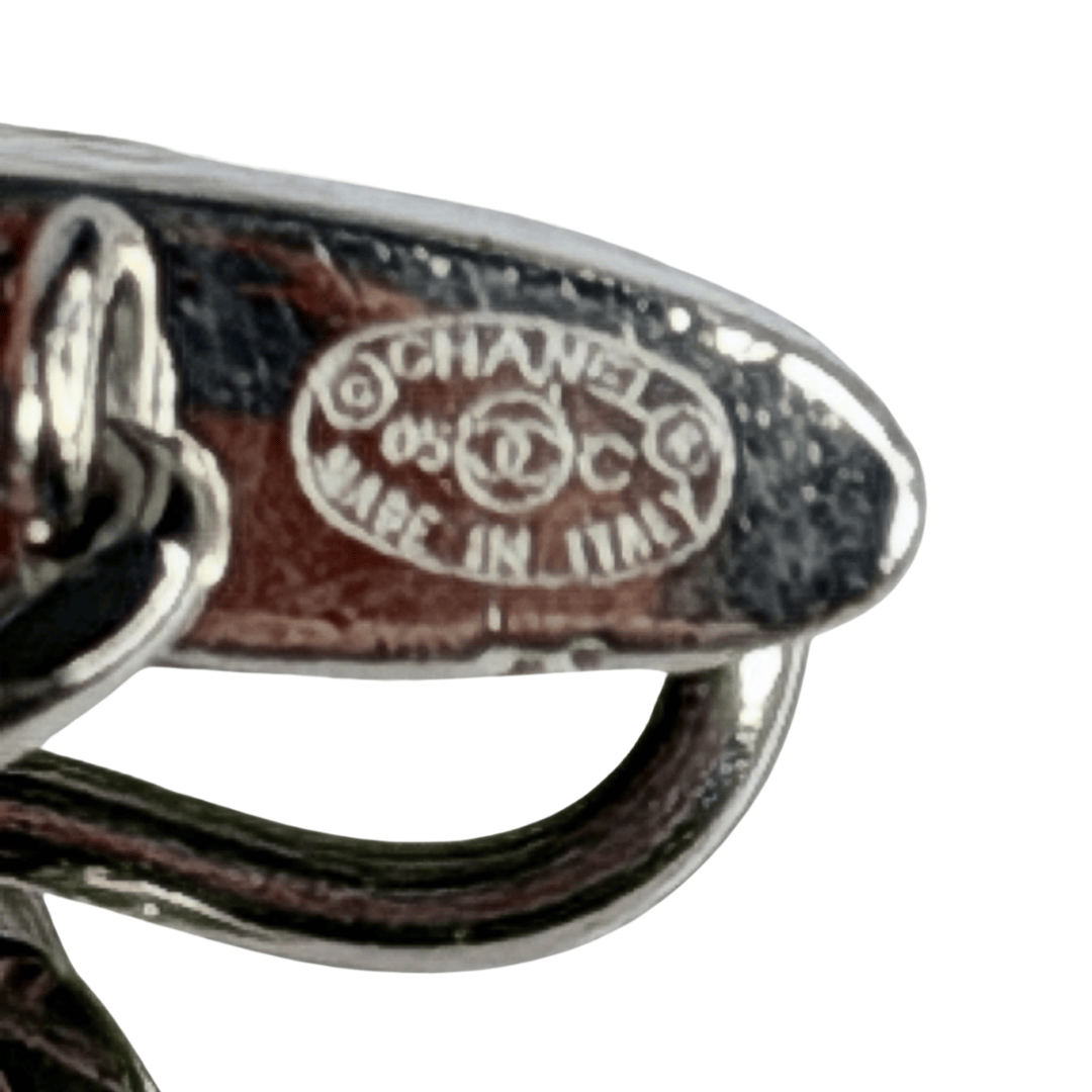 Chanel CC Silver Cambon Ligne Chain Link Belt