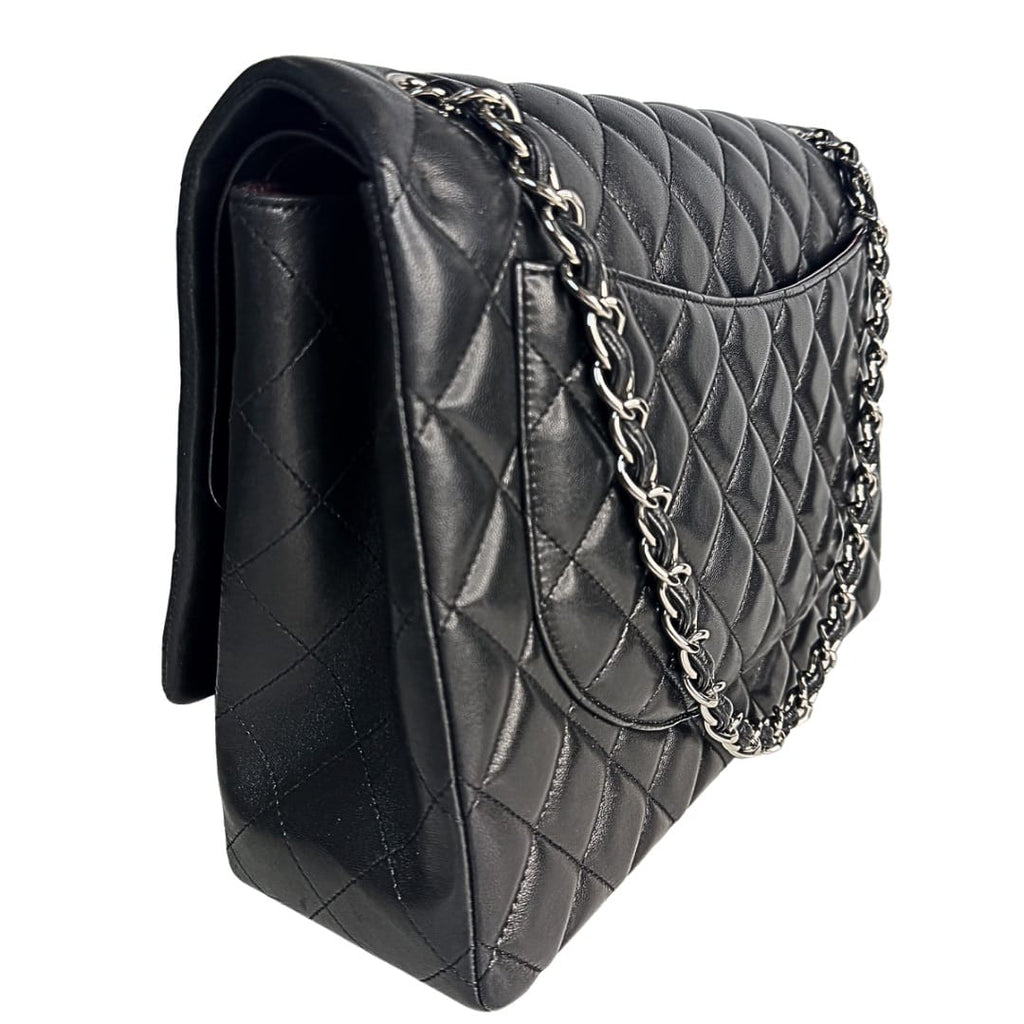 Chanel Classic Black Maxi Double Flap Bag