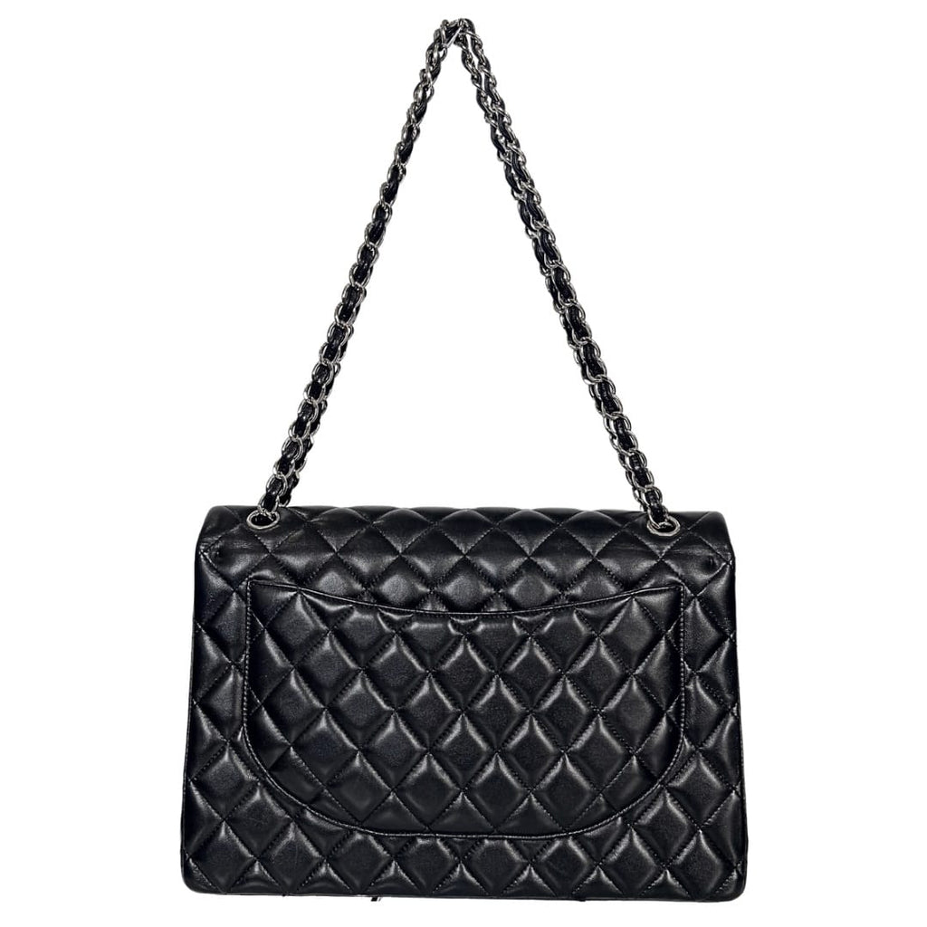 Chanel Classic Black Maxi Double Flap Bag