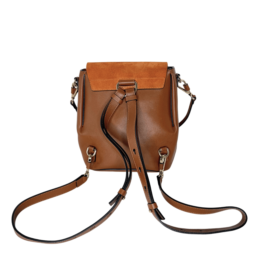 Chloe Medium Leather Faye Backpack