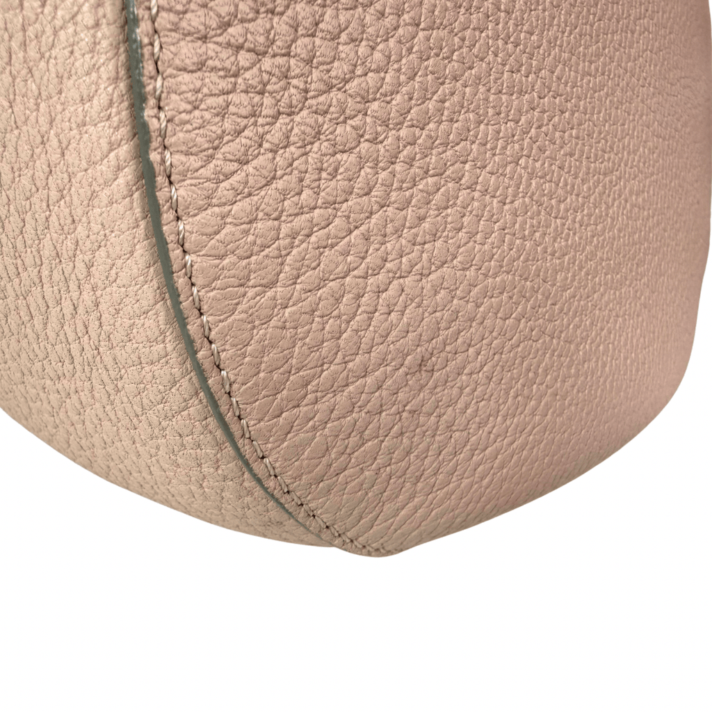 Chloe Small Pink Leather Drew Crossbody