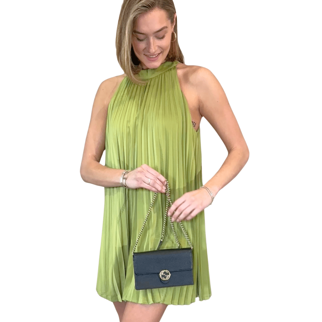 Gucci Interlocking G Leather Wallet On Chain