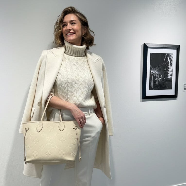 Louis Vuitton Giant Monogram Empreinte Neverfull MM