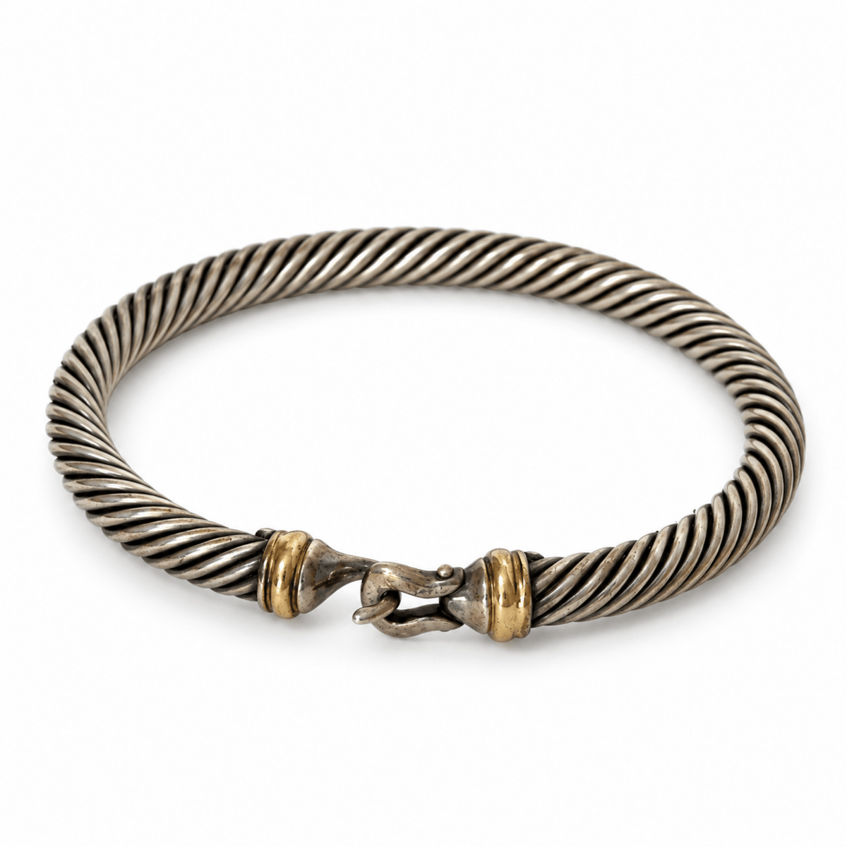 David Yurman Two-Tone Cable Classics Buckle Bracelet