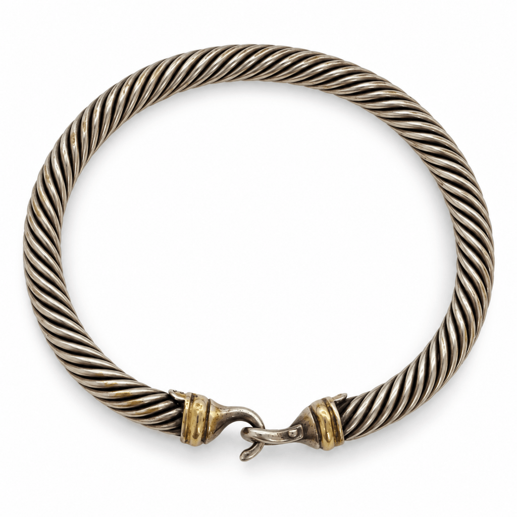 David Yurman Two-Tone Cable Classics Buckle Bracelet