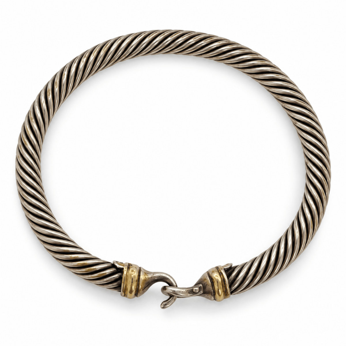 David Yurman Two-Tone Cable Classics Buckle Bracelet