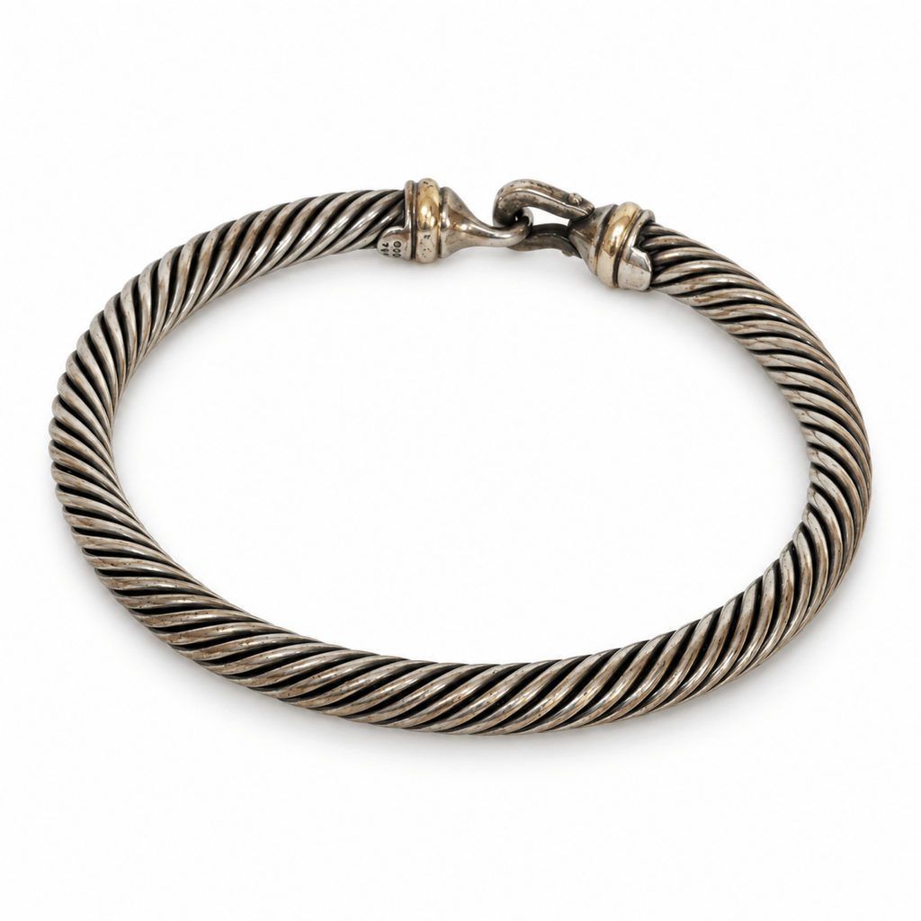 David Yurman Two-Tone Cable Classics Buckle Bracelet
