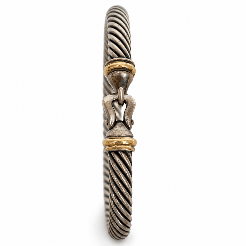 David Yurman Two-Tone Cable Classics Buckle Bracelet