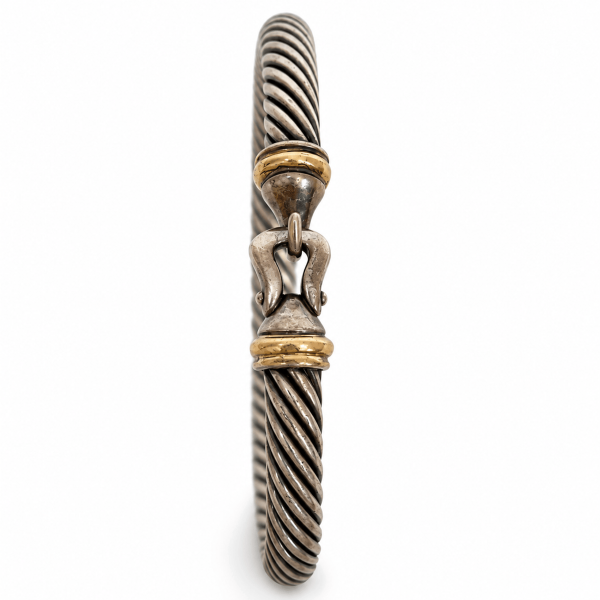 David Yurman Two-Tone Cable Classics Buckle Bracelet