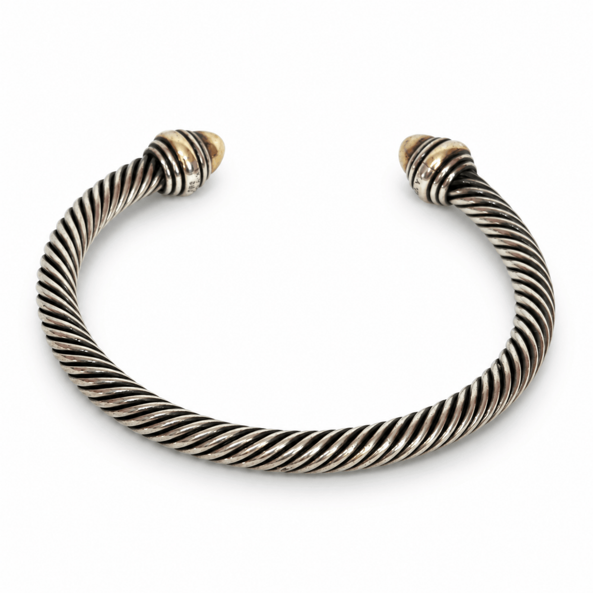 David Yurman Two-Tone Classic Cable Cuff Bracelet