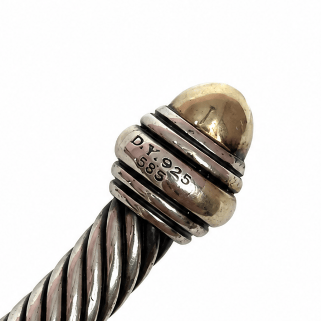 David Yurman Two-Tone Classic Cable Cuff Bracelet