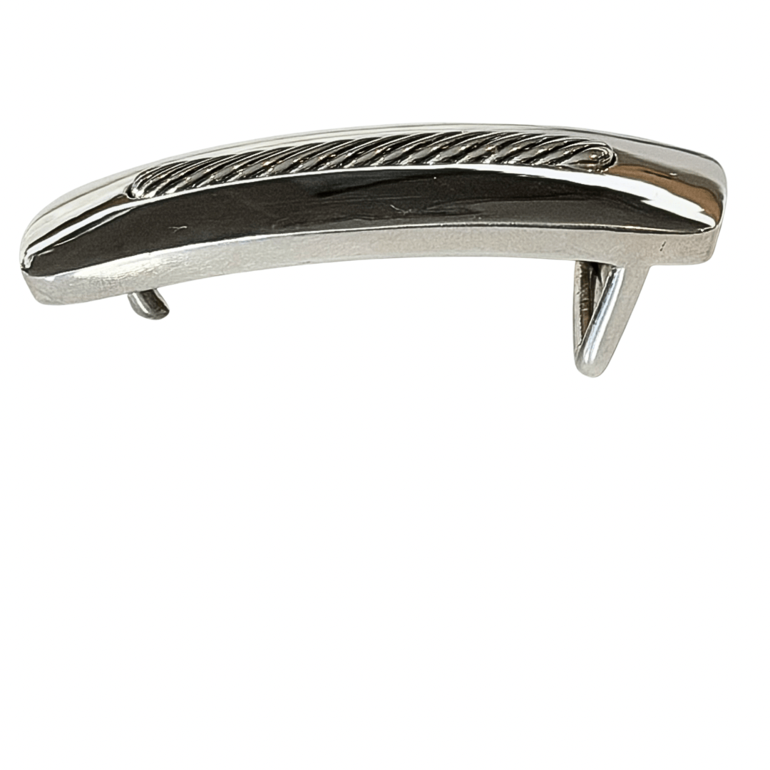 David Yurman Sterling Silver Belt Buckle