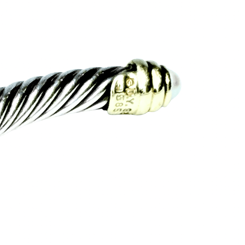 David Yurman Classic Cable Pearl Bracelet