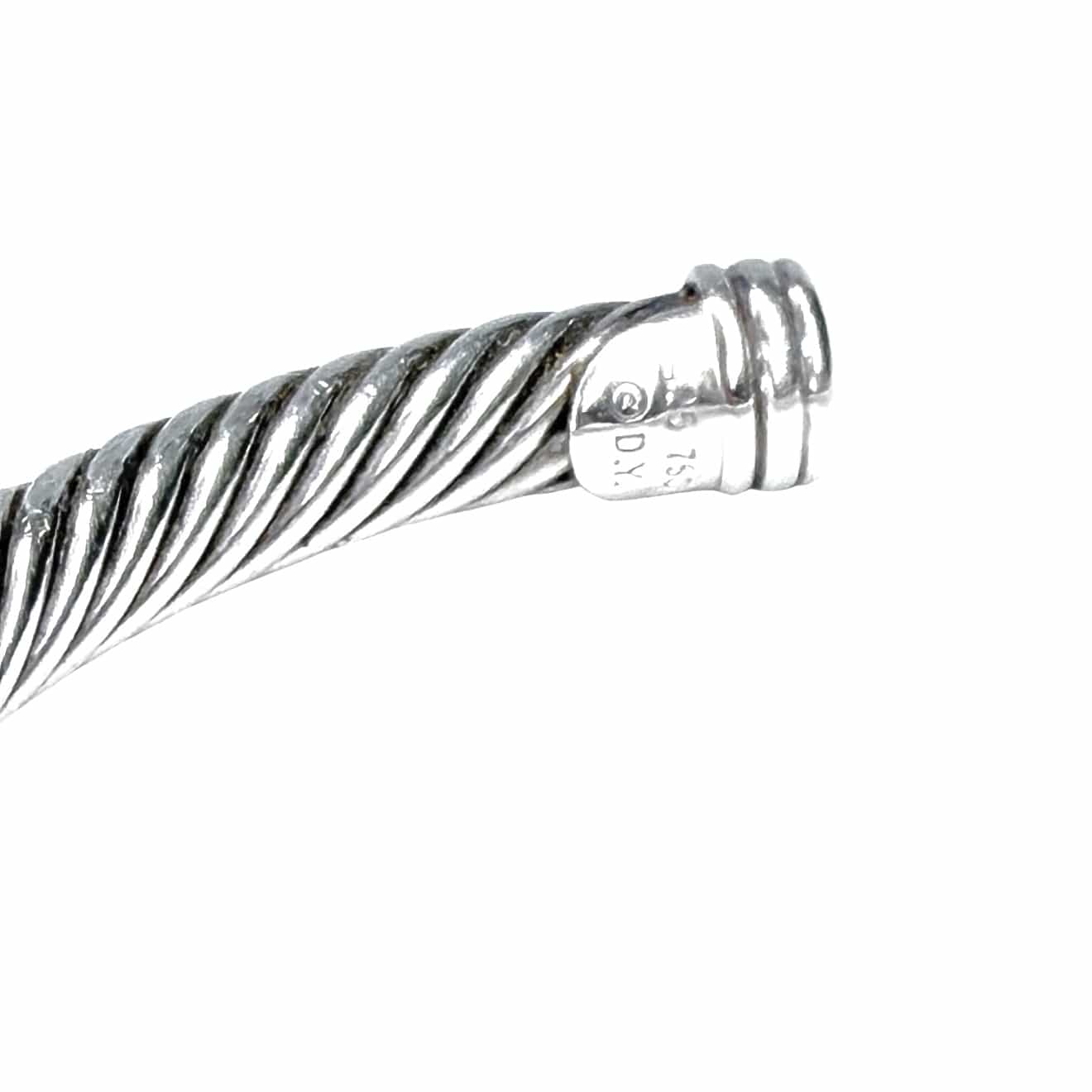 David Yurman Classic Cable Yellow Sapphire Station Bracelet