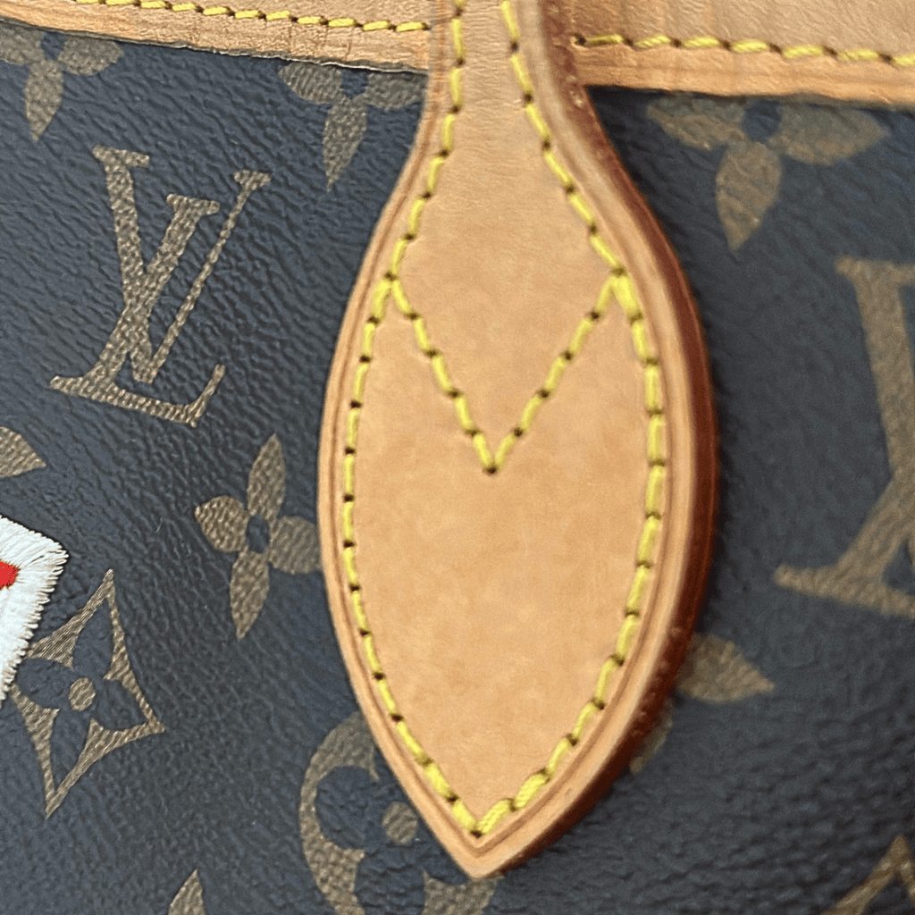 Louis Vuitton Monogram Neverfull MM Patches Tote w/ Pouch