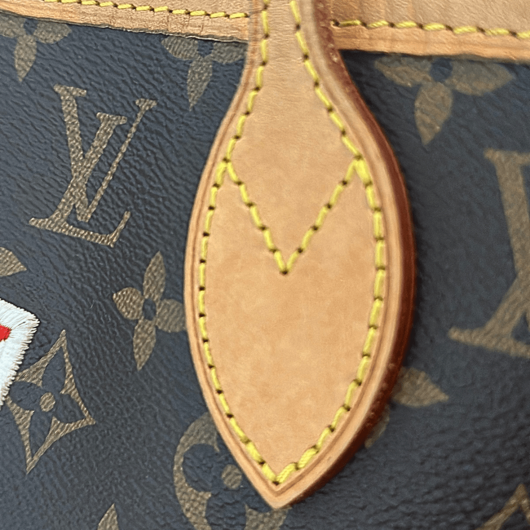 Louis Vuitton Monogram Neverfull MM Patches Tote w/ Pouch