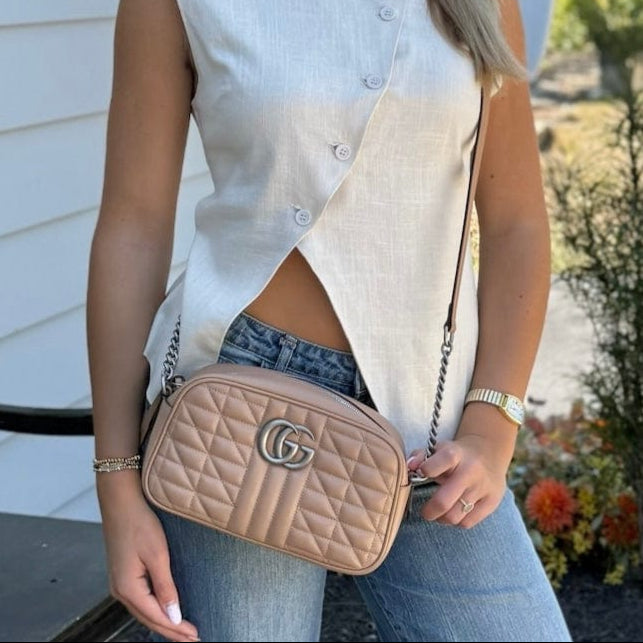 Gucci GG Aria Small Matelasse Marmont Bag