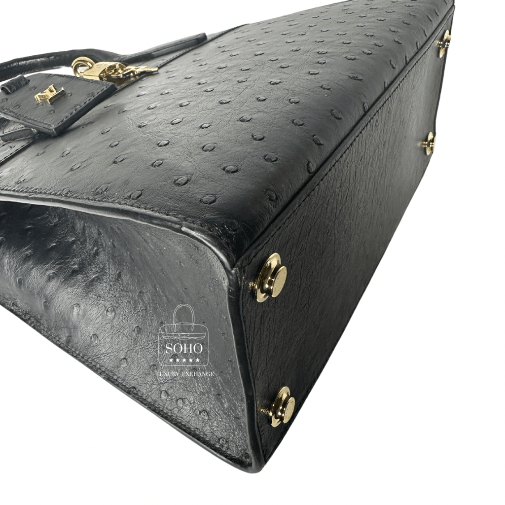 Louis Vuitton Ostrich City Steamer PM Bag