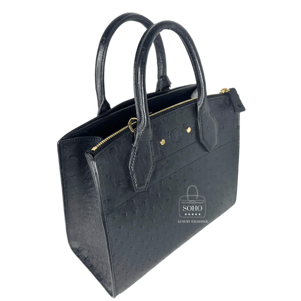 Louis Vuitton Ostrich City Steamer PM Bag
