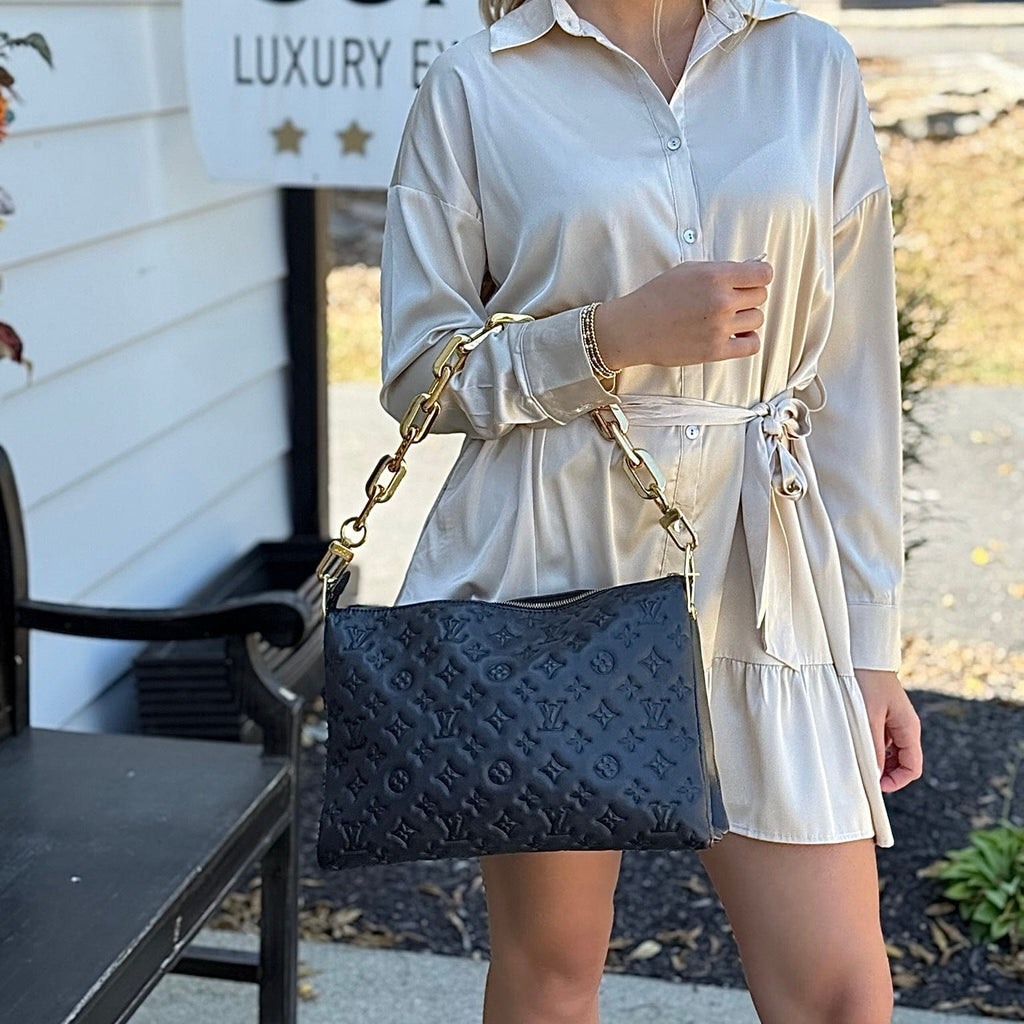 Louis Vuitton Monogram Empreinte Coussin MM