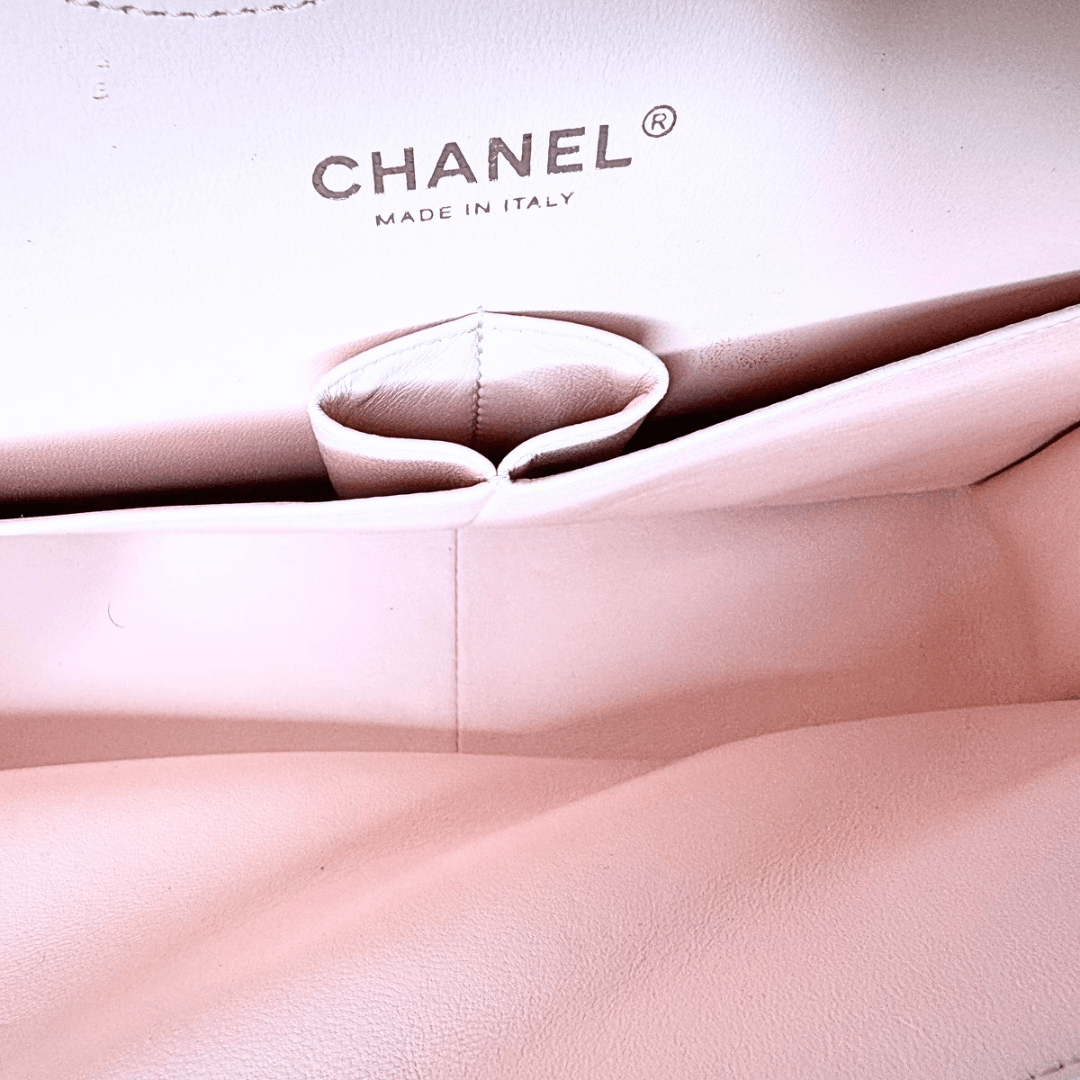 Chanel Patent Quilted Jumbo Double Flap