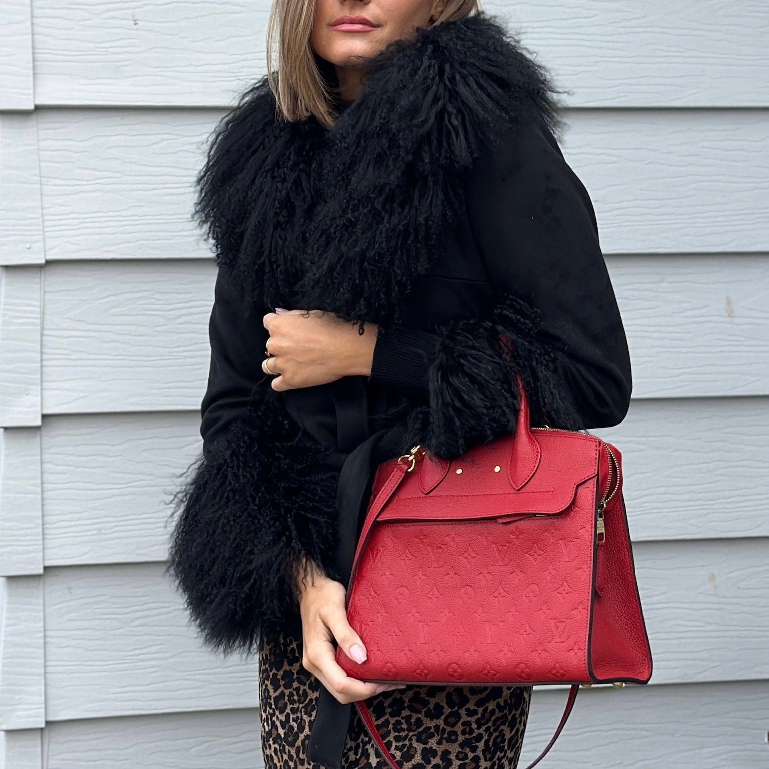 Louis Vuitton Monogram Empreinte Pont Neuf Top Handle Bag