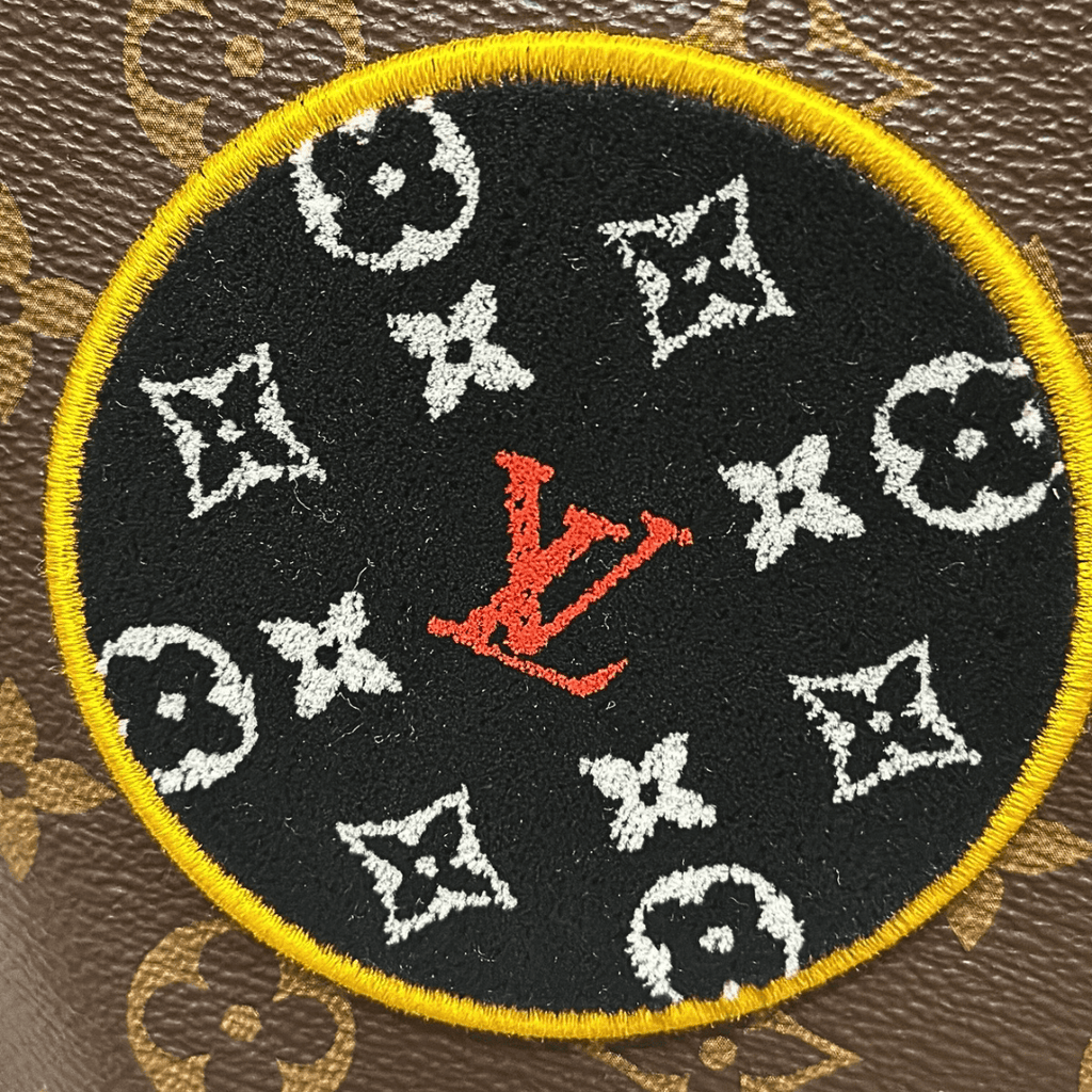 Louis Vuitton Monogram Neverfull MM Patches Tote w/ Pouch