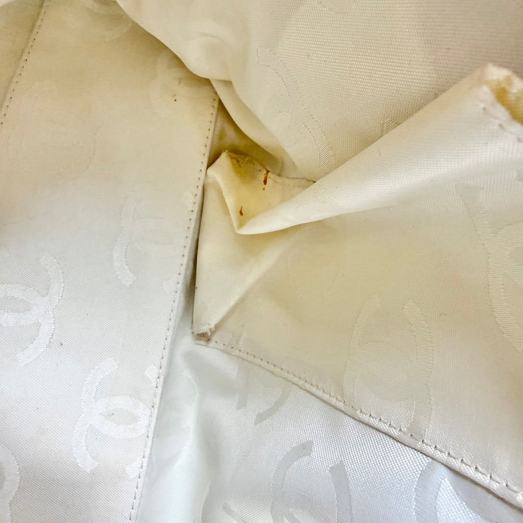 Chanel Vintage Caviar CC Shopper Tote