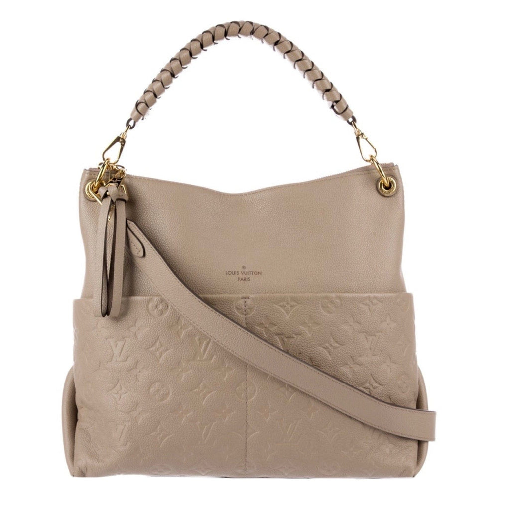 Louis Vuitton Latte Monogram Empreinte Maida Hobo Bag