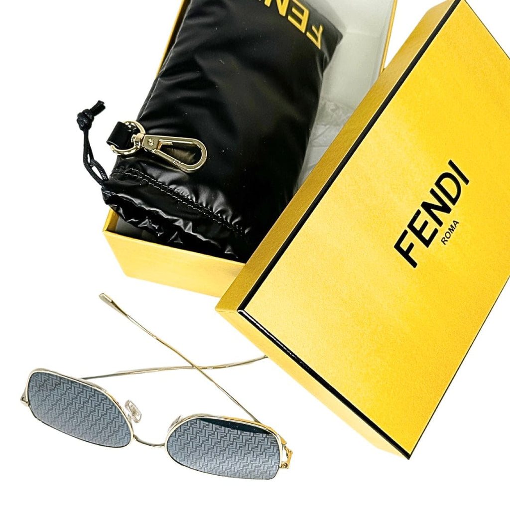 Fendi Logo Baguette Butterfly Sunglasses