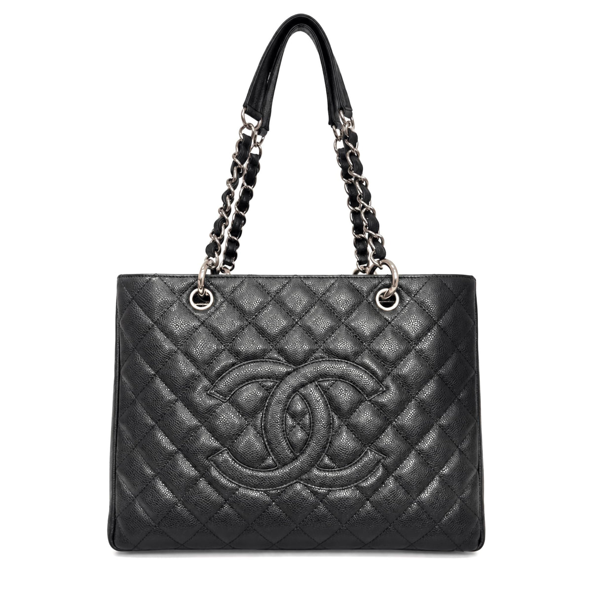 Chanel Caviar Leather Grand Shopping Tote