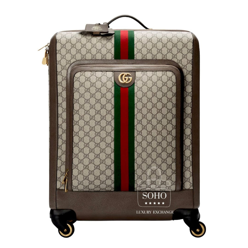 Gucci GG Supreme Medium Savoy Trolley Suitcase