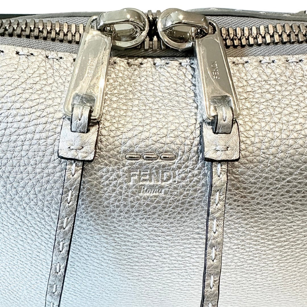 Fendi Selleria Leather Lei Boston Bag